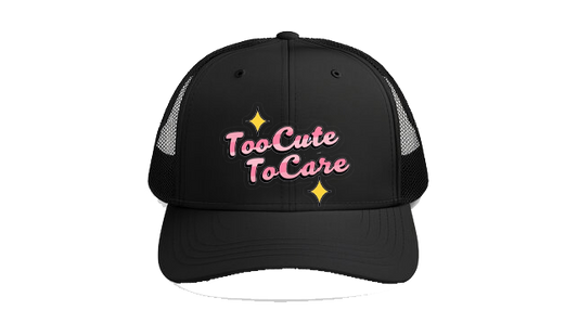 Baseball cap Black Too Cute To Care 99