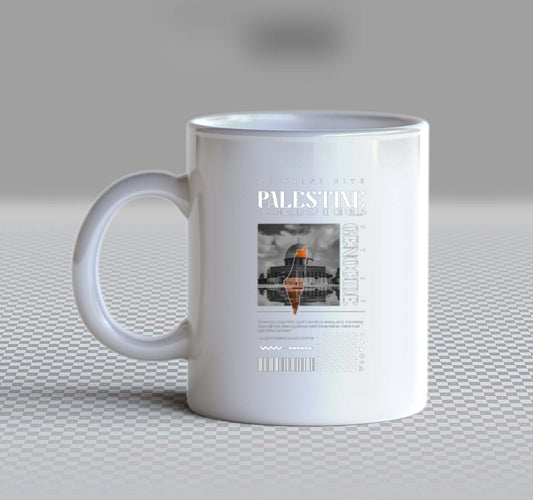PALESTINE Back text Mug 52
