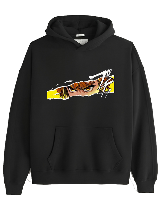 Anime Demon slayer nezuko tanjiro Oversize Hoodie Black 104
