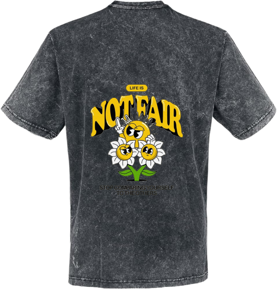 NOTHAIR t- shirt One Size Washed Back 52