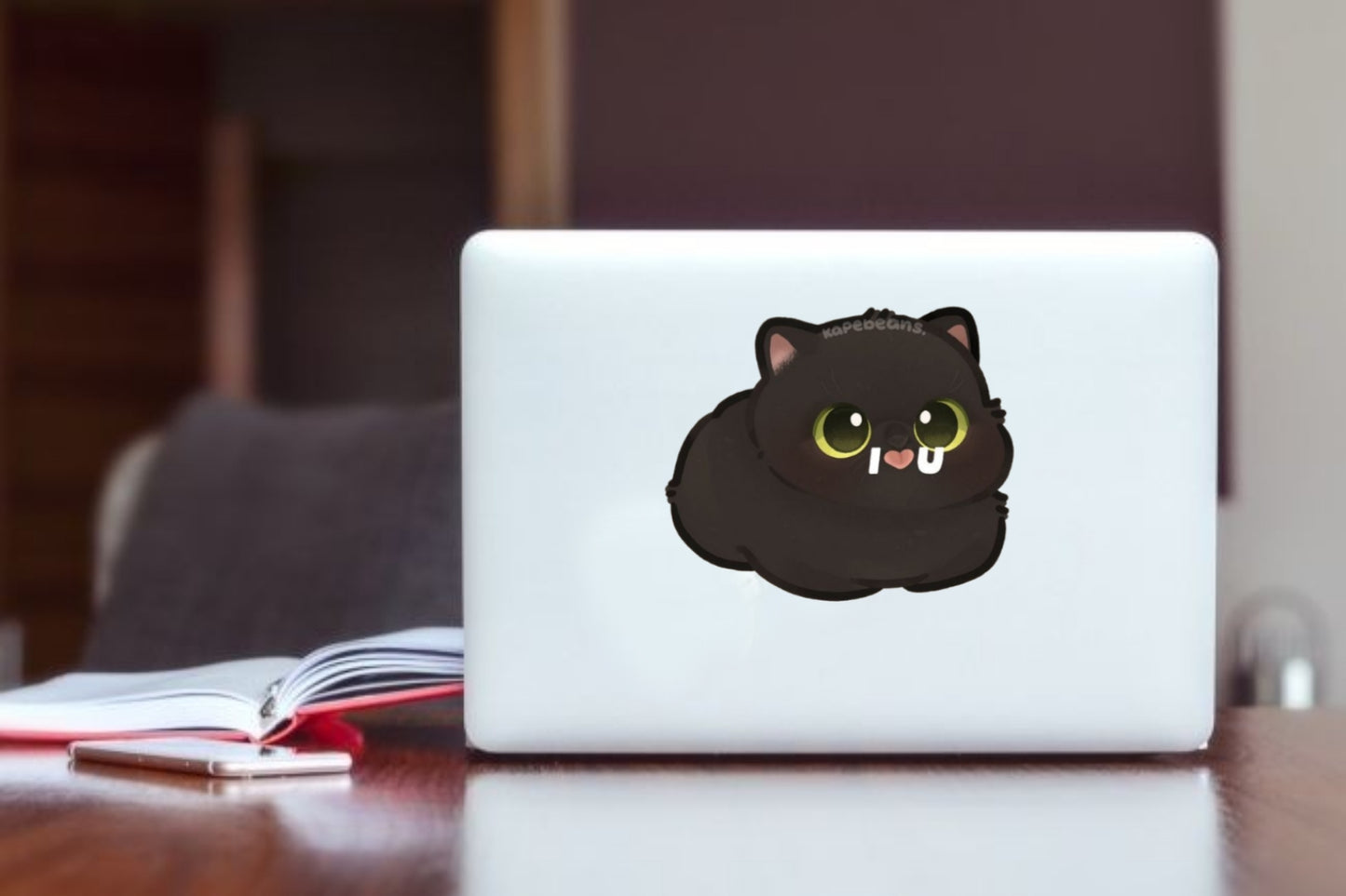 cat Laptop Sticker 52