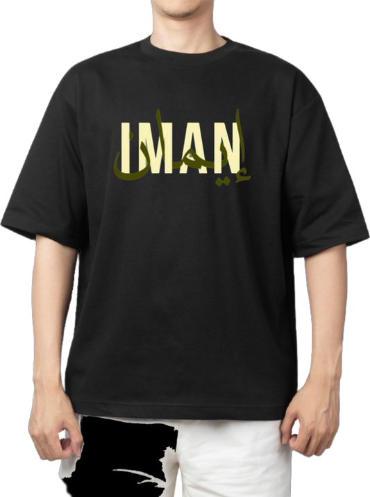 names t- shirt One Size Black IMAN 52