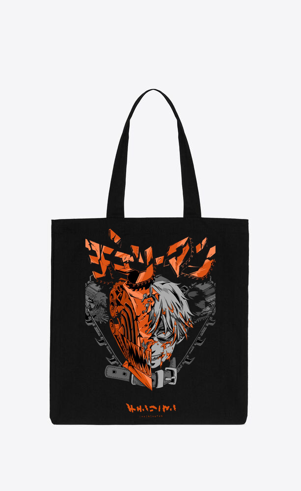 Chainsaw Man tote bag Black 52
