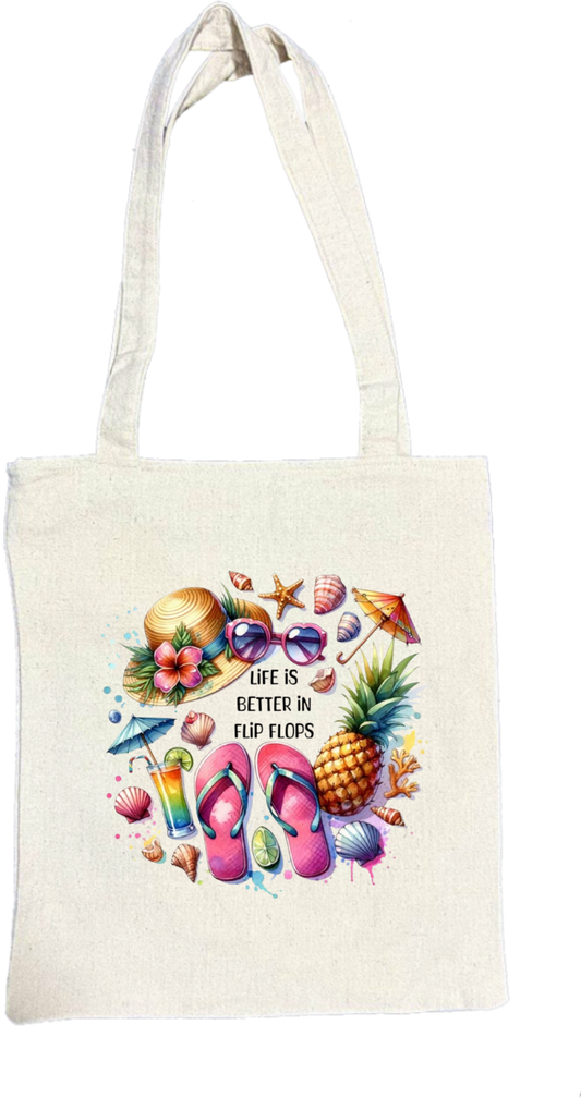 Summer Vibes tote bag Beige 52