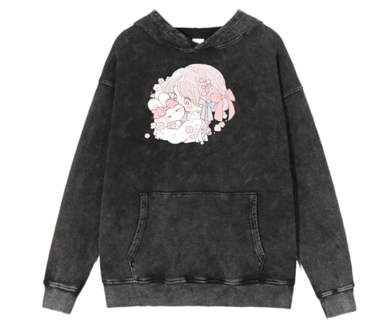 bunny Oversize Hoodie Washed 53