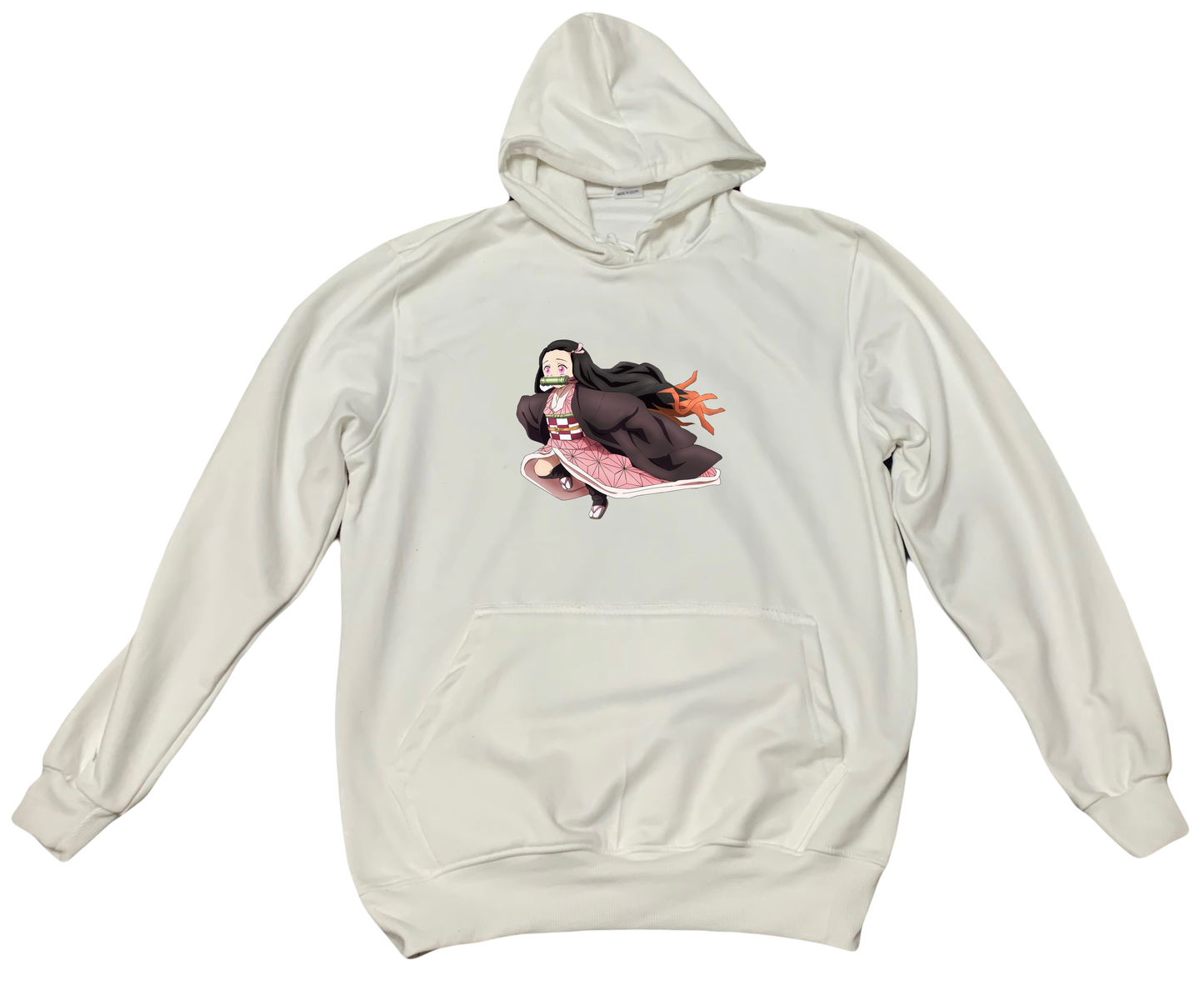 Anime Demon slayer nezuko tanjiro Oversize Hoodie White 53