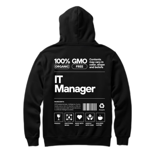 IT Manager Back text oversize hoodie back 53