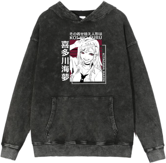 My Dress-Up Darling Over Size hoodie Washed 3