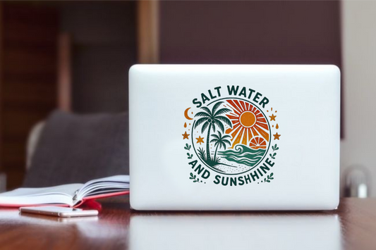Summer Vibes Laptop Sticker 53
