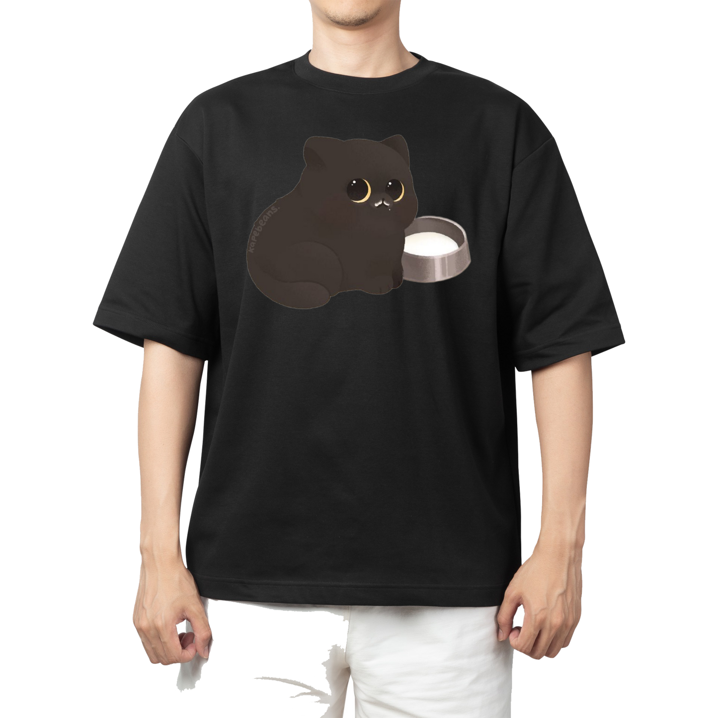 cat One Size t- shirt Black 53