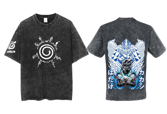 Naruto Shippuden t- shirt One Size Washed Back 53