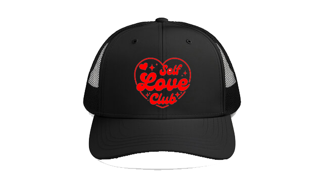 Baseball cap Black Self Love Club 100