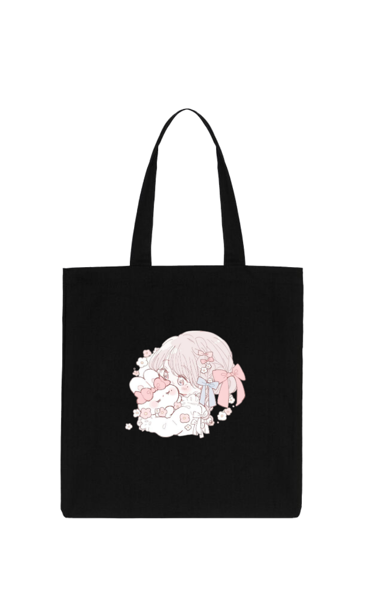 bunny tote bag White 53