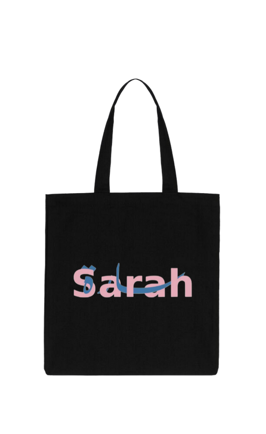 names tote bag Black Sarah 53
