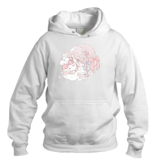 bunny Oversize Hoodie White 53
