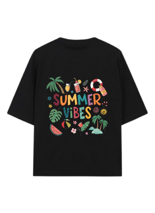 Summer Vibes t- shirt Black Back 53