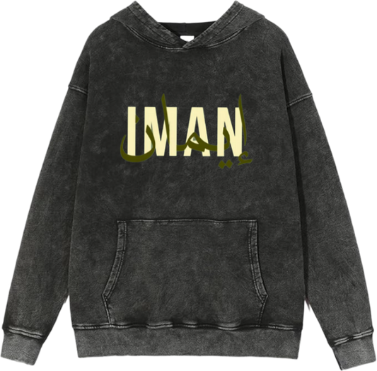 names One Size hoodie Washed IMAN 53