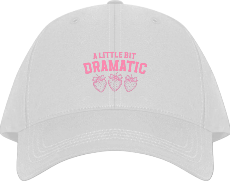 Baseball cap White A LITTLE BIT DRAMATIC 49