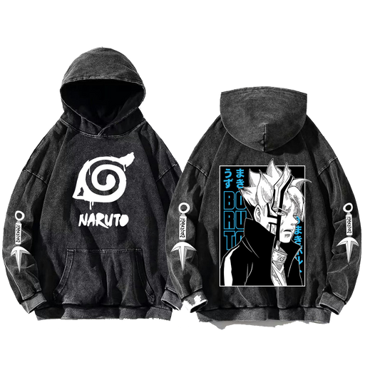 Naruto Shippuden One Size hoodie Washed Back 53