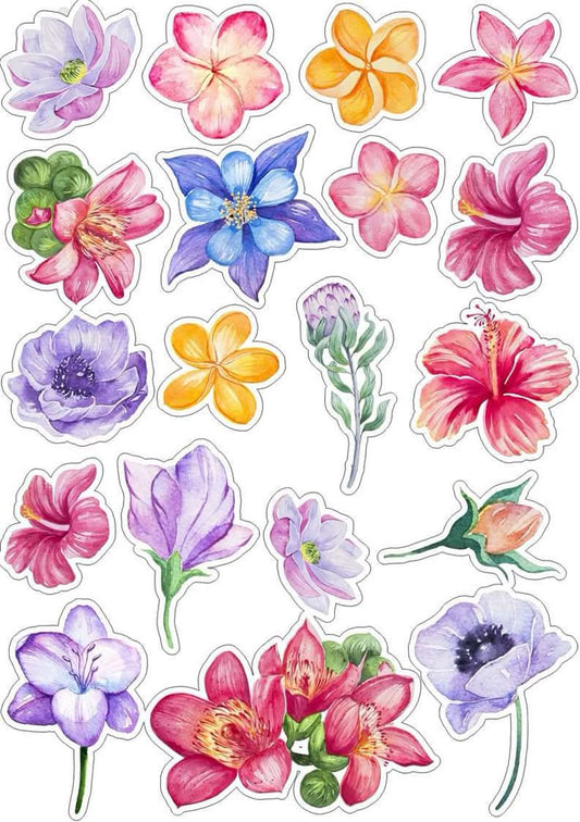 Aesthetic Cute Stickers Pack - Waterproof Vinyl Cartoon Decals for Water Bottles, Laptops, Scrapbooking, Kawaii Stationery Supplies sticker journal sticker