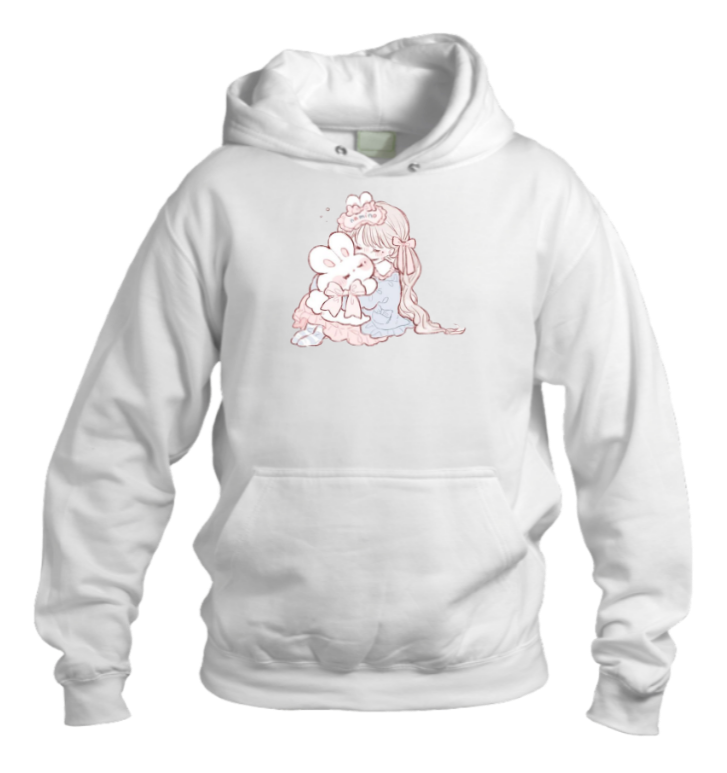 bunny Oversize Hoodie White 54