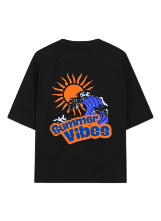 Summer Vibes t- shirt Black Back 54