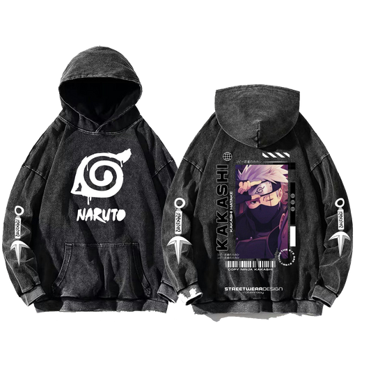 Naruto Shippuden One Size hoodie Washed Back 54