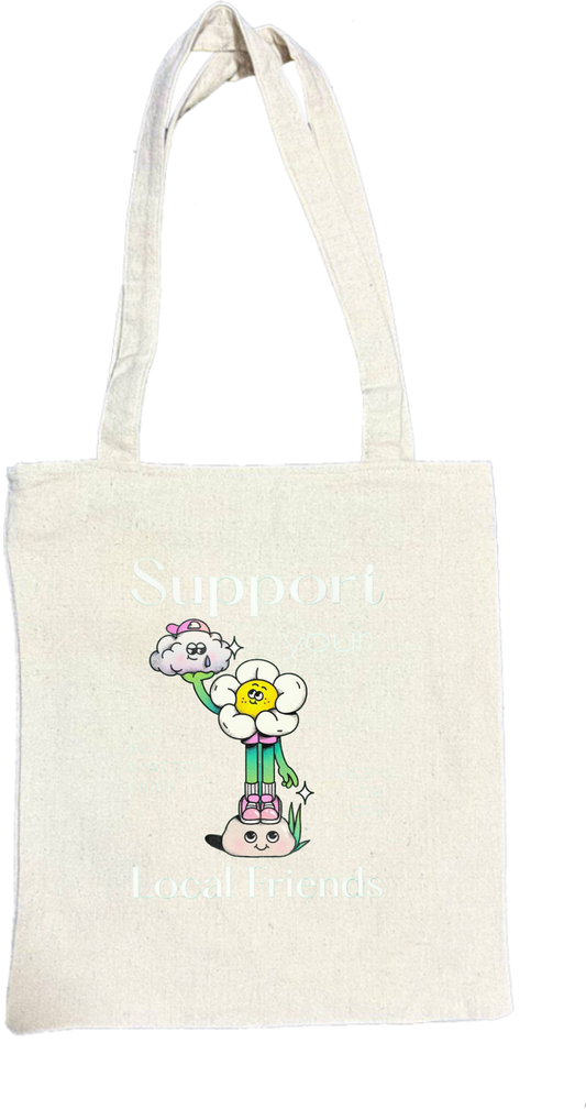 Support tote bag beige 54