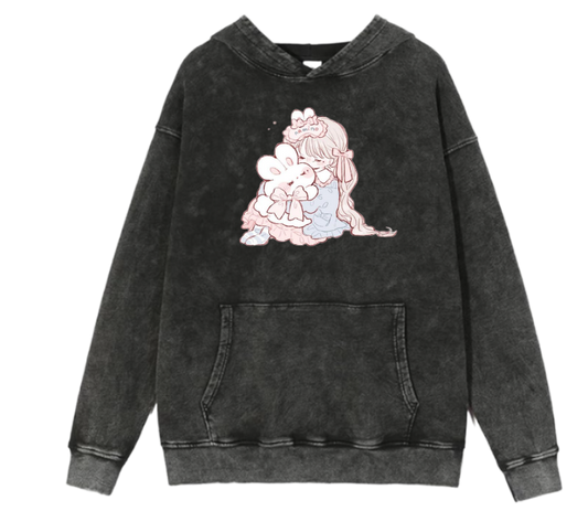 bunny Oversize Hoodie Washed 54