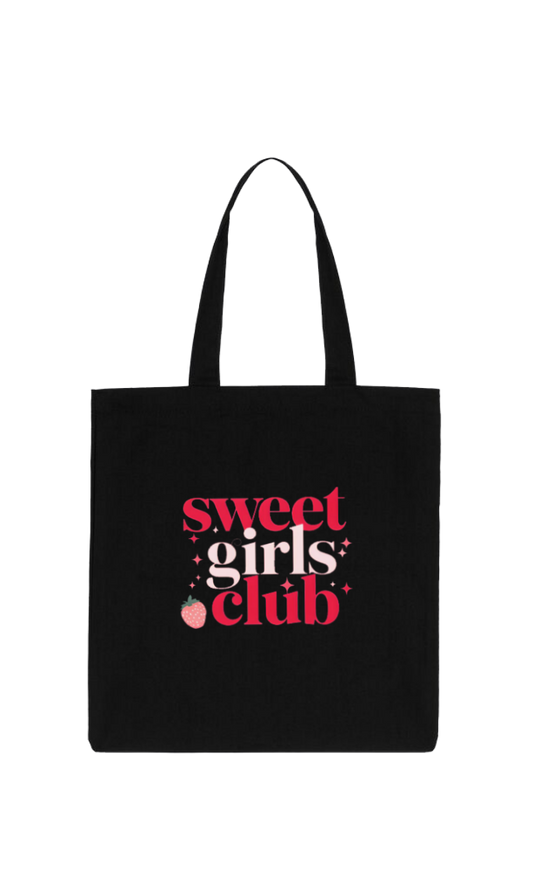 sweet girls club tote bag Black 180