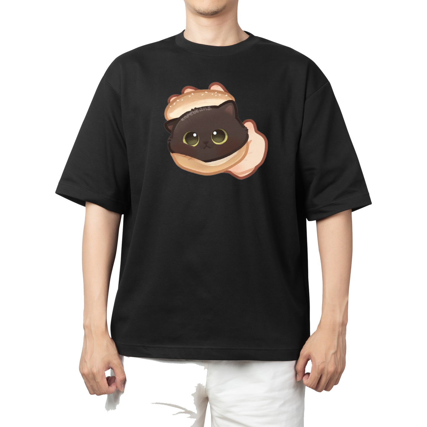 cat One Size t- shirt Black 54