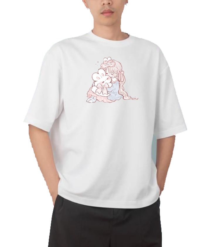 bunny One Size t- shirt White 54