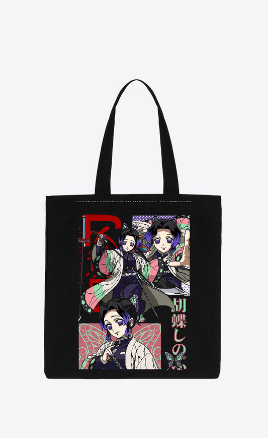 Anime Demon slayer nezuko tanjiro tote bag Black 54