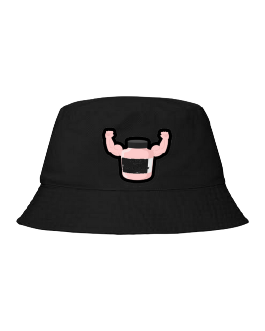 workout gym pilates Bucket hat Fishman hat cap Black 53