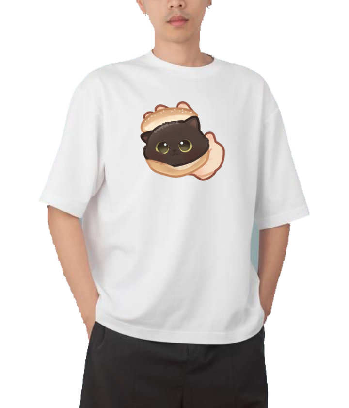 cat One Size t- shirt White 54