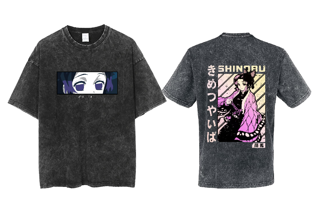 Anime Demon slayer nezuko tanjiro  One Size t- shirt Washed 54