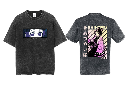 Anime Demon slayer nezuko tanjiro  One Size t- shirt Washed 54