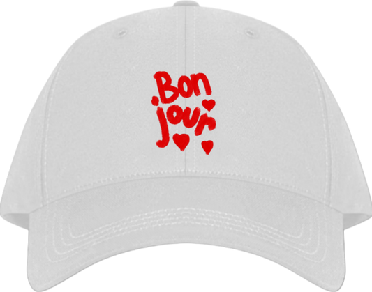 Baseball cap White Bonjour 50