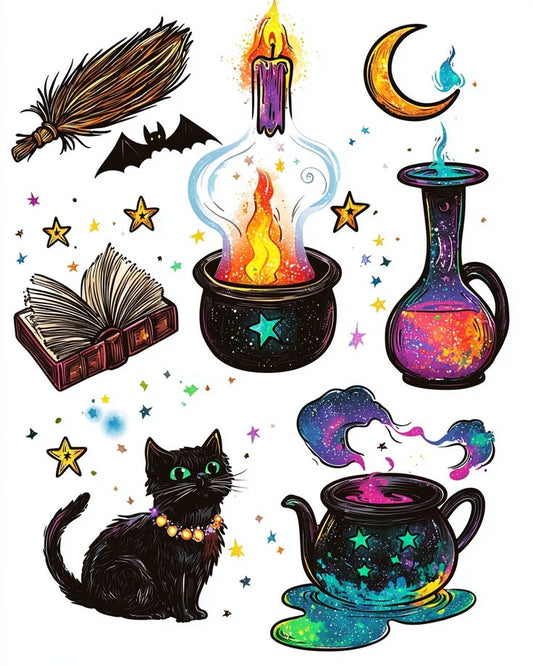 Aesthetic Cute Stickers Pack - Waterproof Vinyl Cartoon Decals for Water Bottles, Laptops, Scrapbooking, Kawaii Stationery Supplies sticker journal sticker