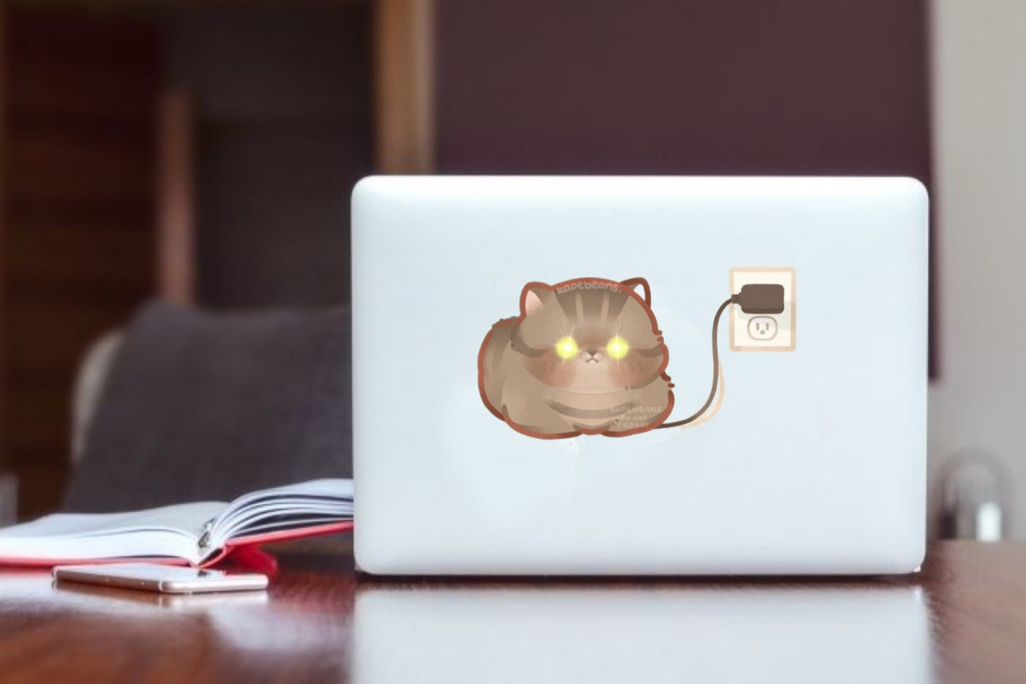 cat Laptop Sticker 55