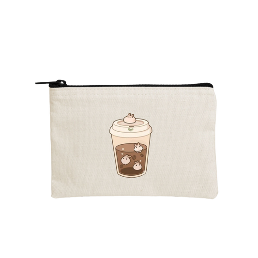 bunny wallet pencil case Beige 45