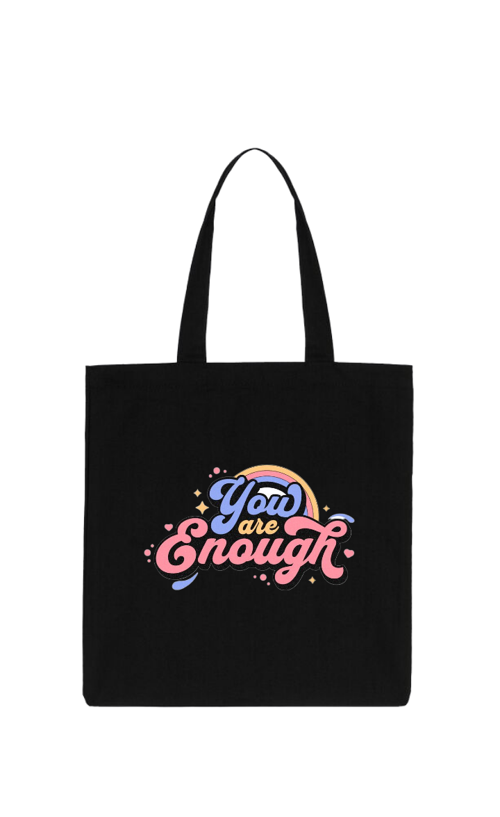 Enough tote bag Black 55