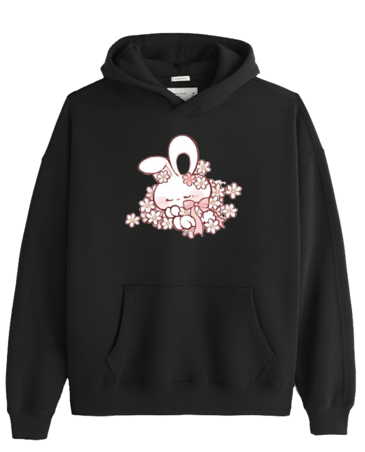 bunny Oversize Hoodie Black 55