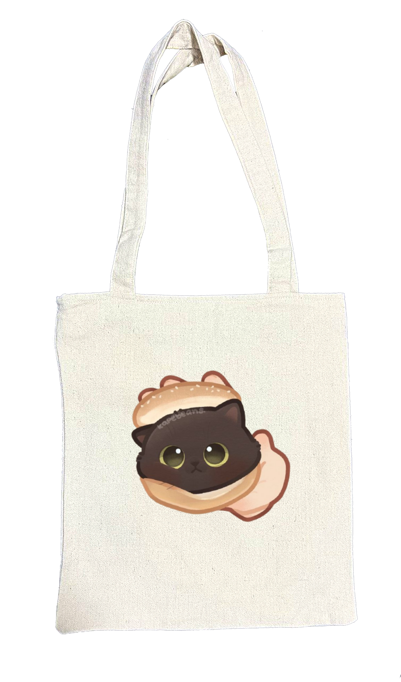 cat tote bag White 55