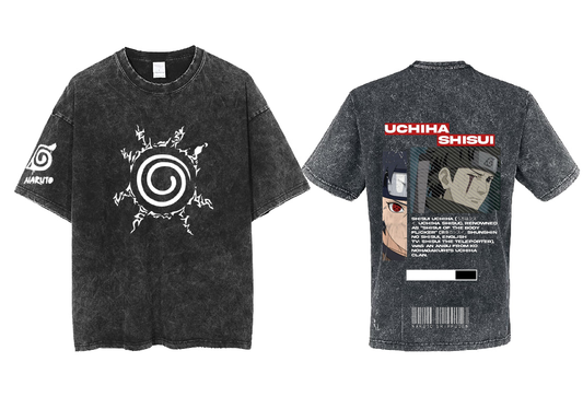 Naruto Shippuden t- shirt One Size Washed Back 55