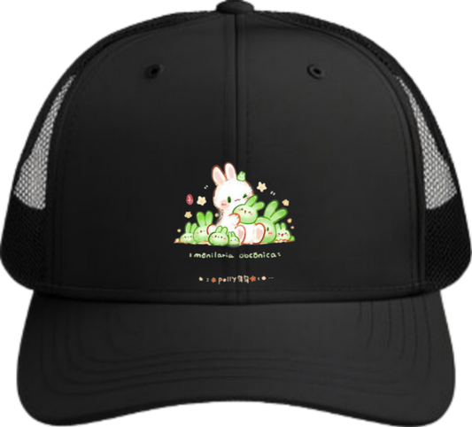 bunny Baseball cap Black 55