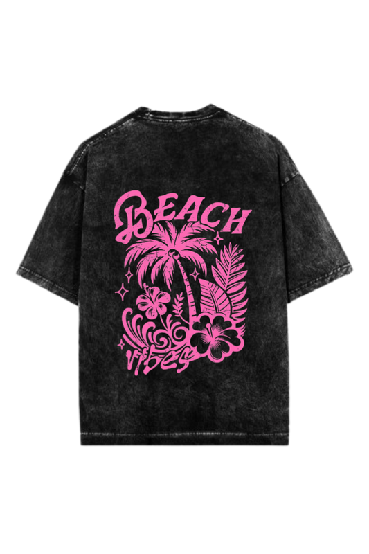 Summer Vibes One Size t- shirt Washed Back 55