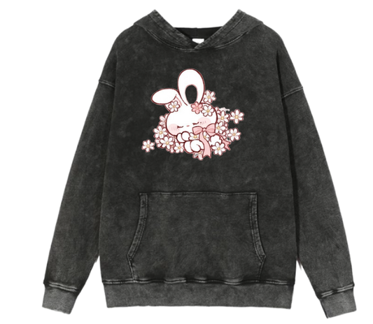 bunny Oversize Hoodie Washed 55