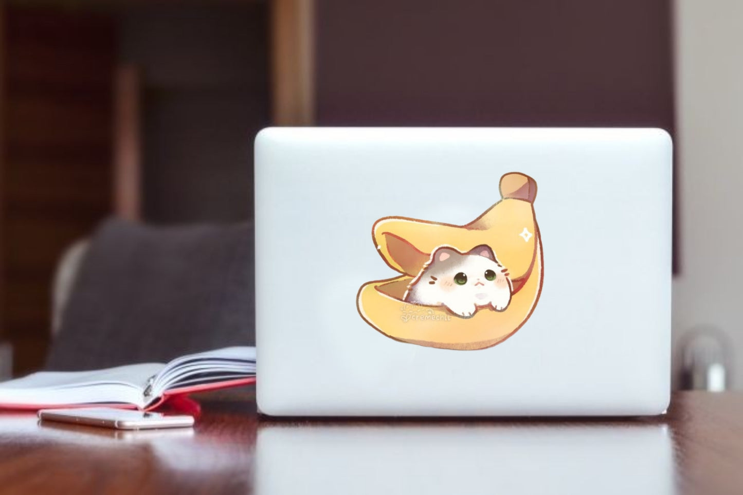 cat Laptop Sticker 56
