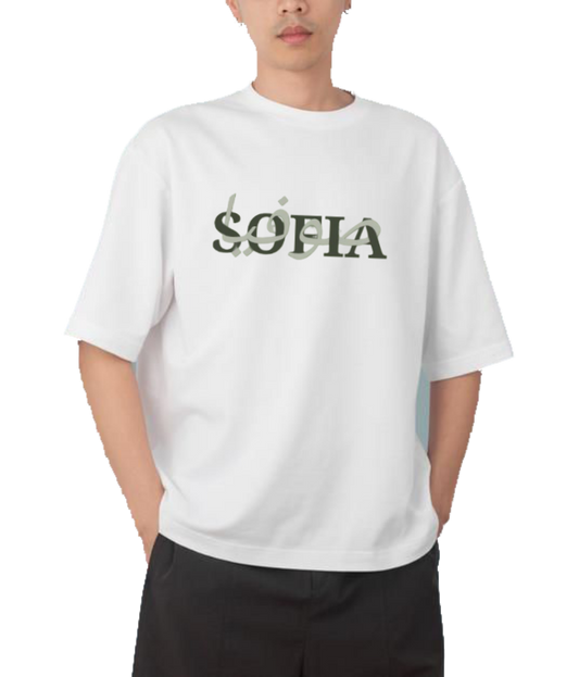 names t- shirt One Size White SOFIA 56